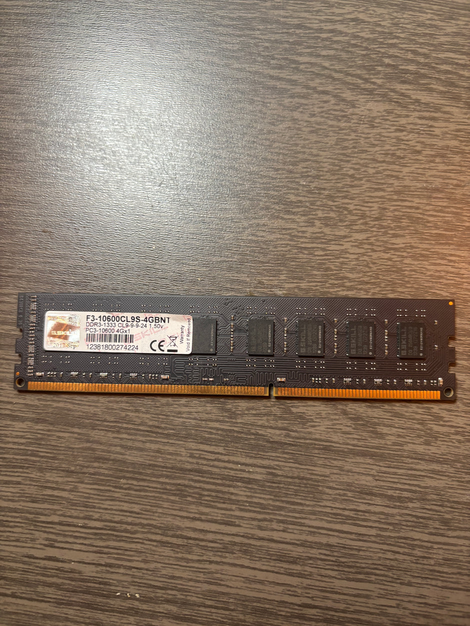 G-Skill DDR3 4GB RAM - USED